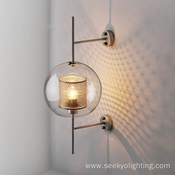 Gold Wall Lamp Creative Indoor Bedside Wall Sconce